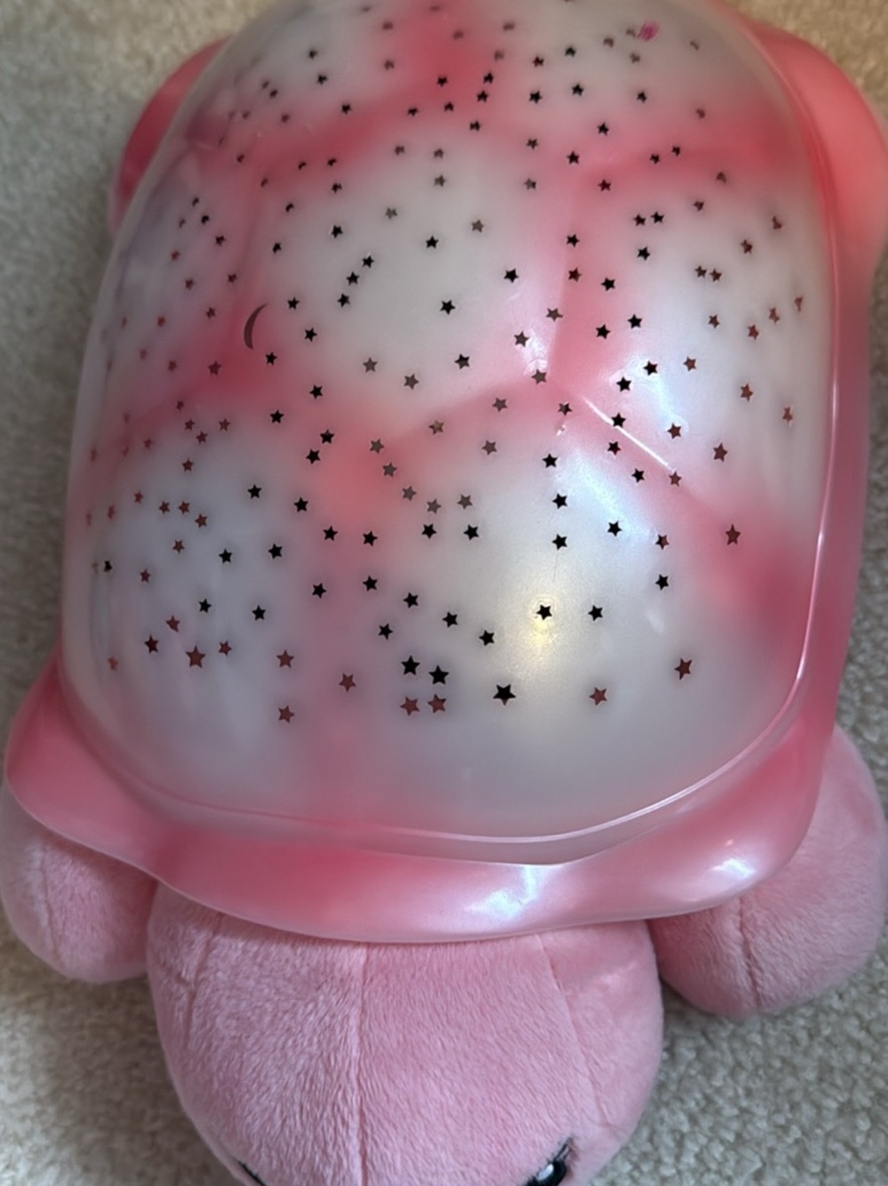 Pink Starry Night Plush Nightlight